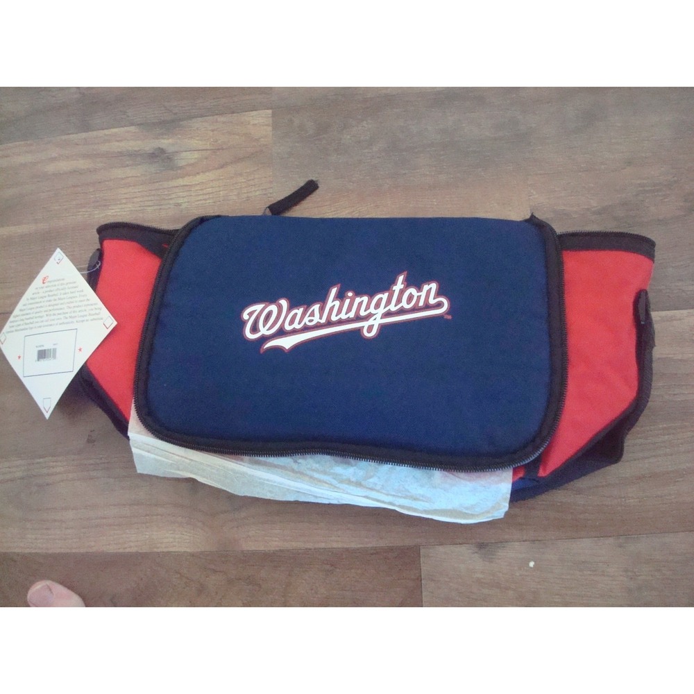 WASHINGTON NATIONALS‎ COOLER 16X12 BAG HANDBAG TOTE  DEADSTOCK  VINTAGE T7